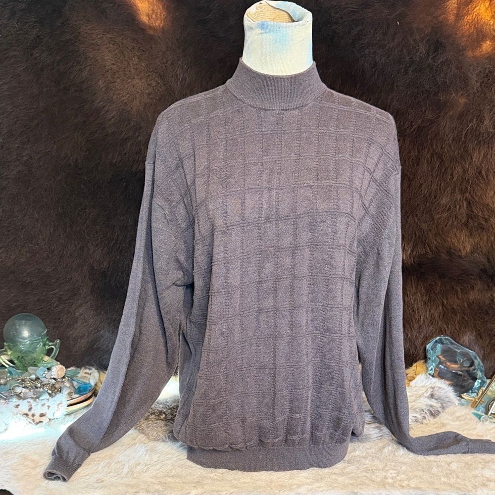 Pronto Uomo deep taupe Turtleneck Sweater M (3348)